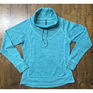 Kuhl Womens Lea Cowl Neck Pullover Size M Outdoors Thumb Holes Hiking Layer